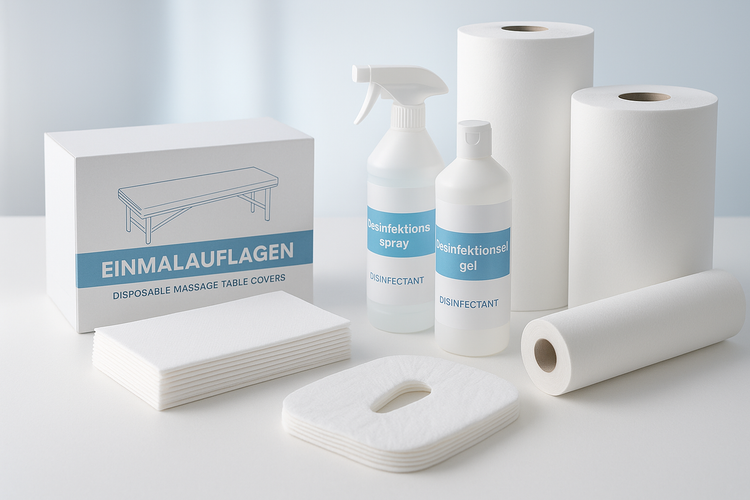 Einmalauflagen und Hygieneartikel