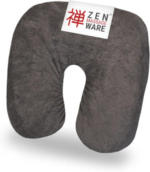 Kopfstützenbezug für Massageliege, Frottee, Farbe: Grau