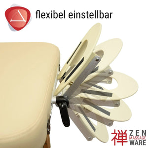 Zen Massage Ware, stabile Kopfstütze für Massageliegen, Winkeloptionen