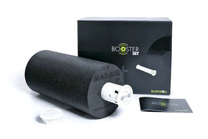 BlackRoll Booster Vibrationsmassage Rolle Set, schwarz