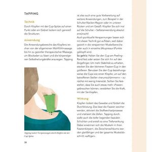 Bella Bambi Cumping Set und Buch, Anwendung Cuppping Buch Beispiel