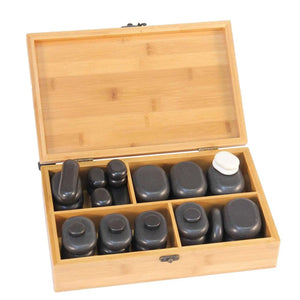 Hot Stone Set | 40-teilig Massageliegenhaus-Massunda