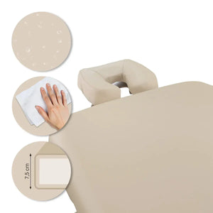 Mobile Massageliege Massunda Comfort deluxe, Pflege, Farbe: Creme