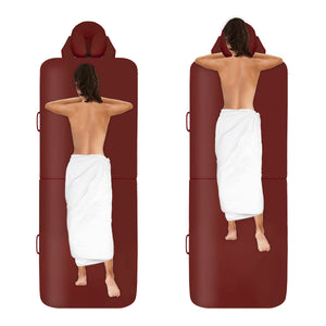 Massageliege Massunda Montana, Positionen, burgund