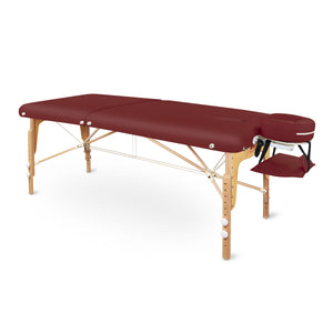 Massageliege Massunda Montana, Vollansicht, burgund