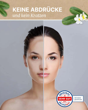 Zen Massage Ware, Einwegauflage - Nasenschlitztücher mkt X-Ausschnitt für Therapieliegen, keine Gesichstabdrücke Vergleich