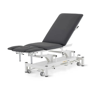 Therapieliege elektrisch, Coinfycare Barcelona, Rückenlehne, Farbe: Dunkelgrau