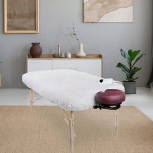 Heizdecke für Massageliegen, Zen Massage Ware, Farbe weiß, Ambiente