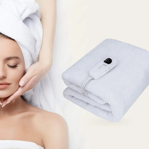 Heizdecke für Massageliegen, Zen Massage Ware, Farbe weiß, Atmosphäre