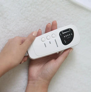 Heizdecke für Massageliegen, Zen Massage Ware, Farbe weiß, Konrolleinheit