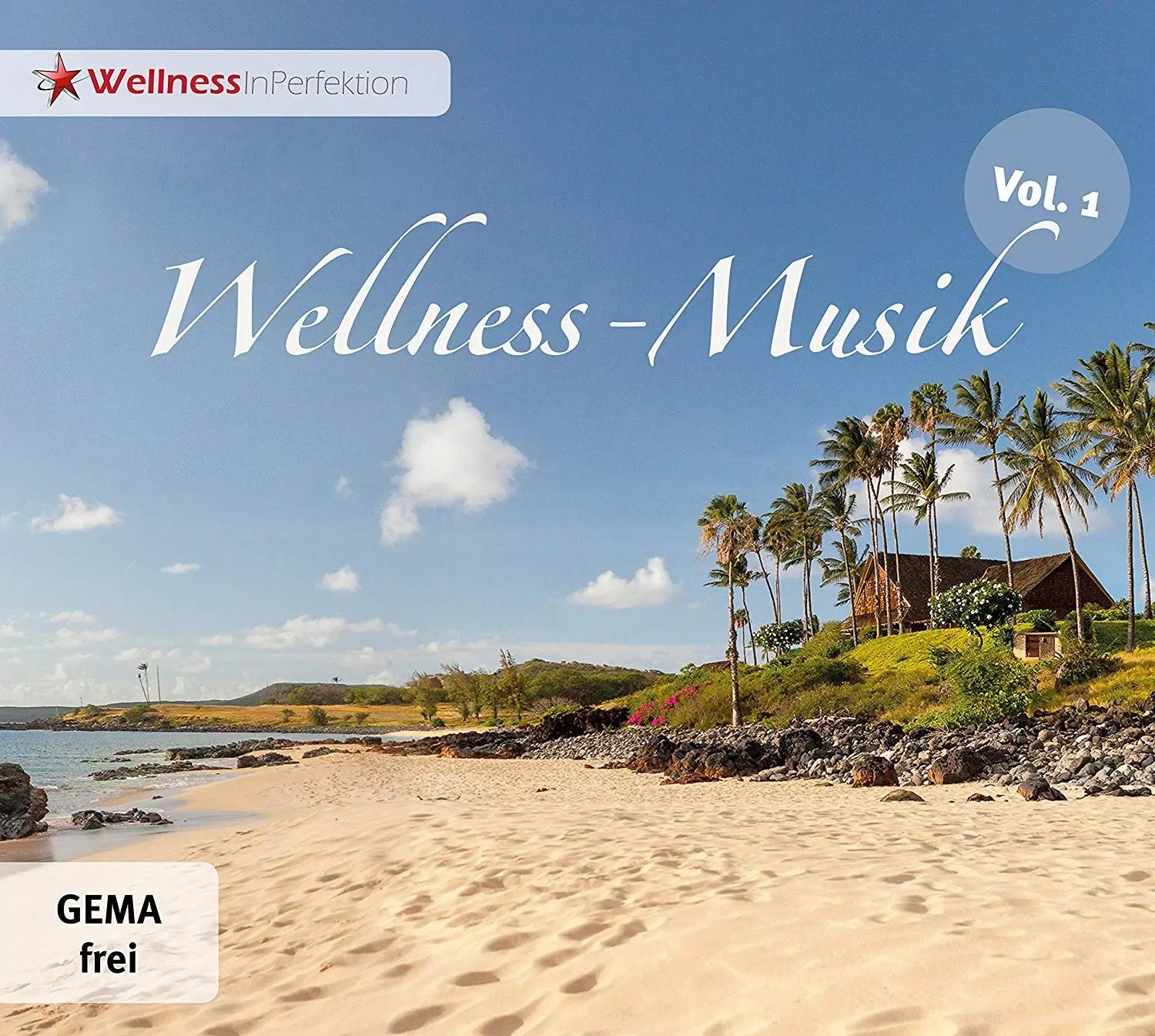 CD Wellness Musik Volume 1, gemafreie Entspannungsmusik, Cover