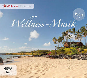 CD Wellness Musik Volume 1, gemafreie Entspannungsmusik, Cover
