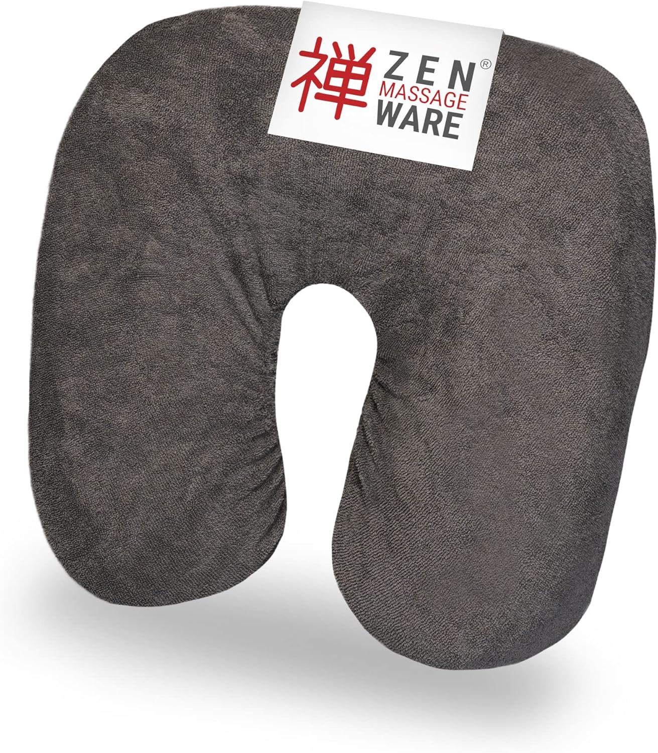 Kopfstützenbezug für Massageliege, Frottee, Farbe: Grau