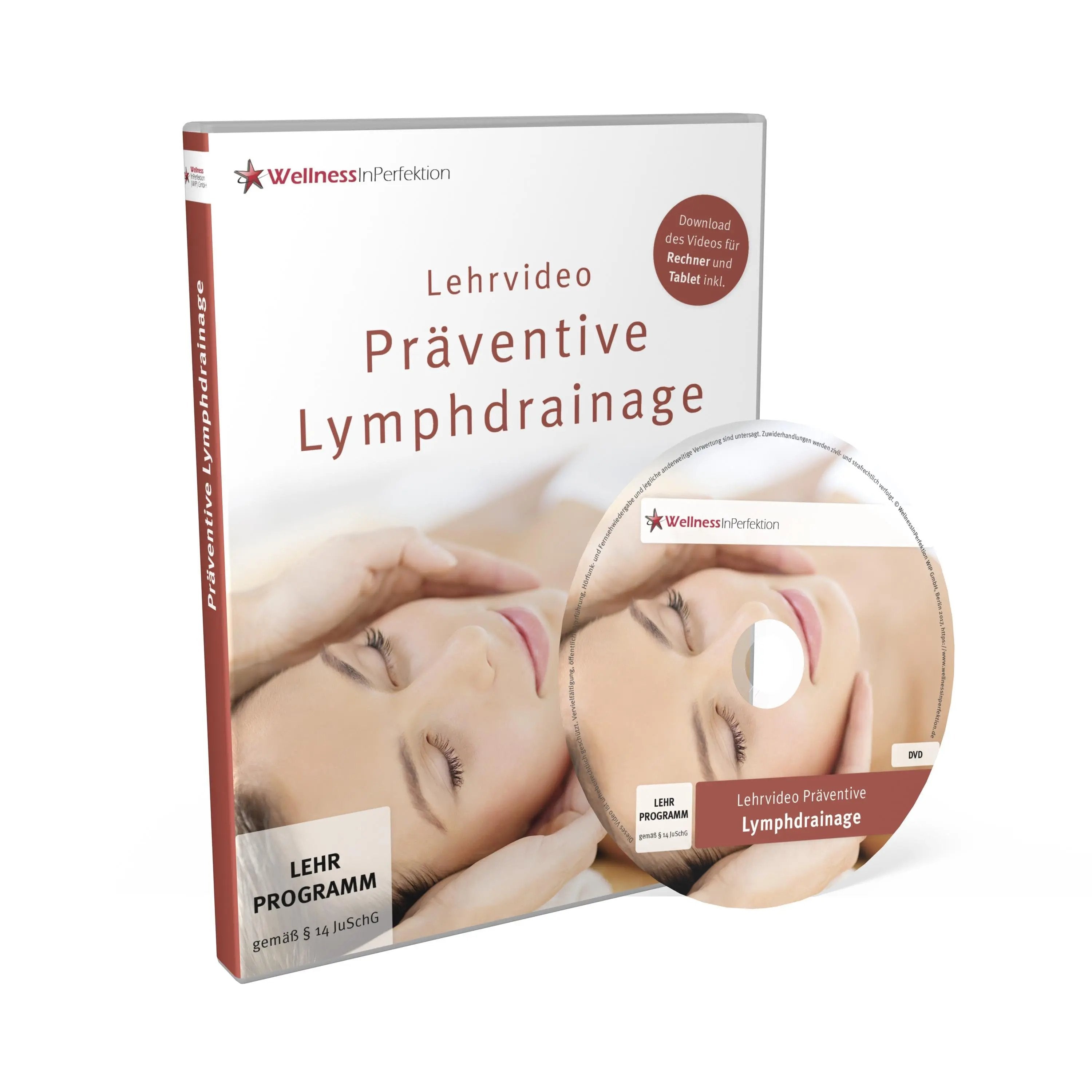DVD Praeventive Lymphdrainage, Lehrvideo, Cover