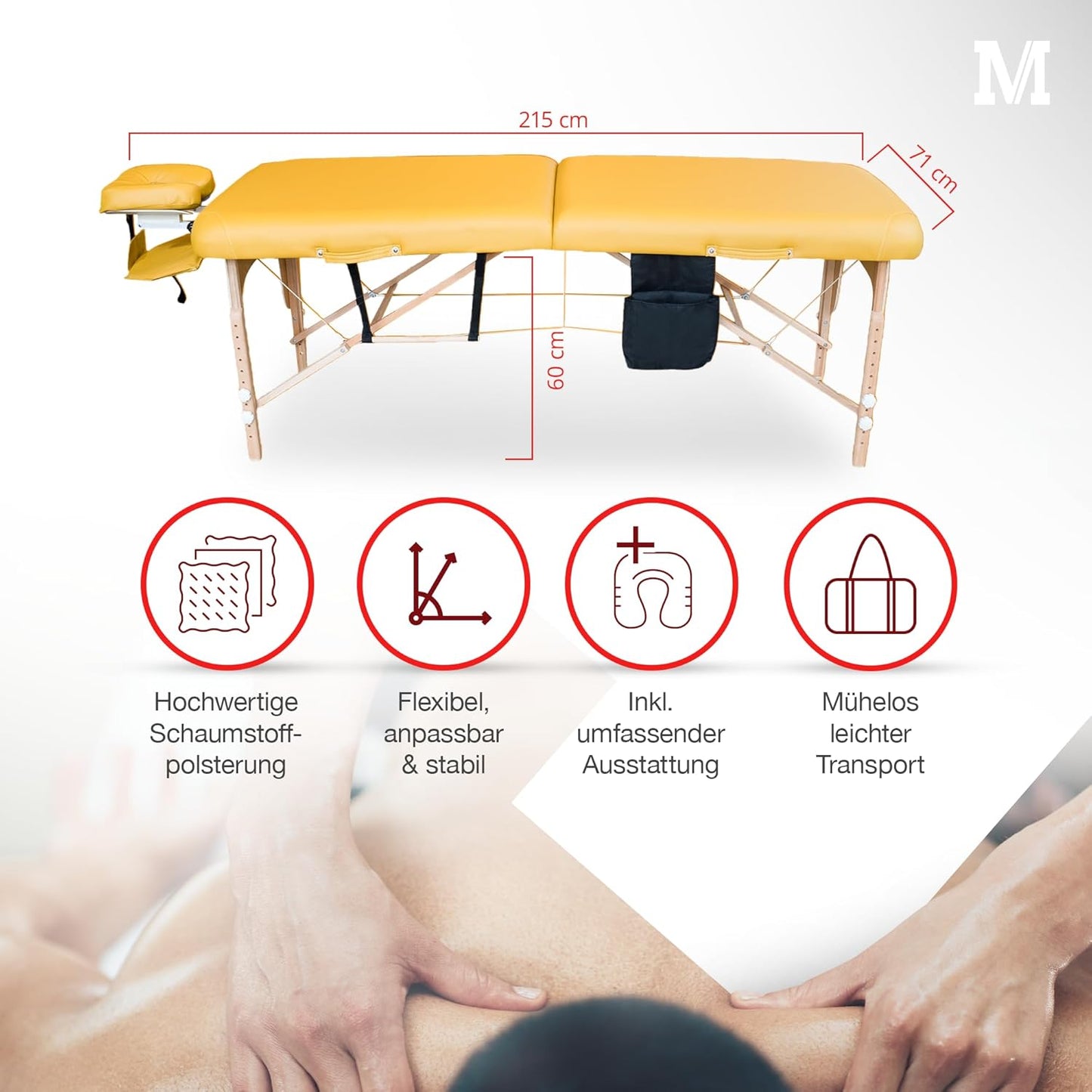 Massageliege Massunda Comfort Deluxe