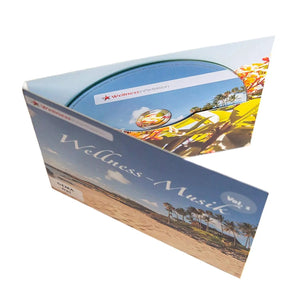 CD Wellness Musik Volume 1, gemafreie Entspannungsmusik, Cover aufgeklappt 2
