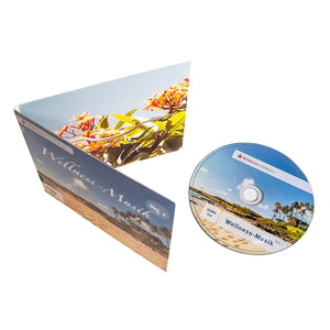 CD Wellness Musik Volume 1, gemafreie Entspannungsmusik, Cover aufgeklappt 3
