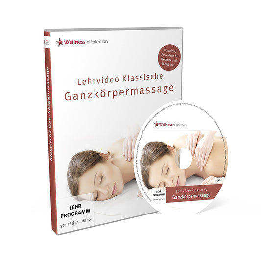DVD Classic Full Body Massage (Instructional Video) | For Beginners and Professionals