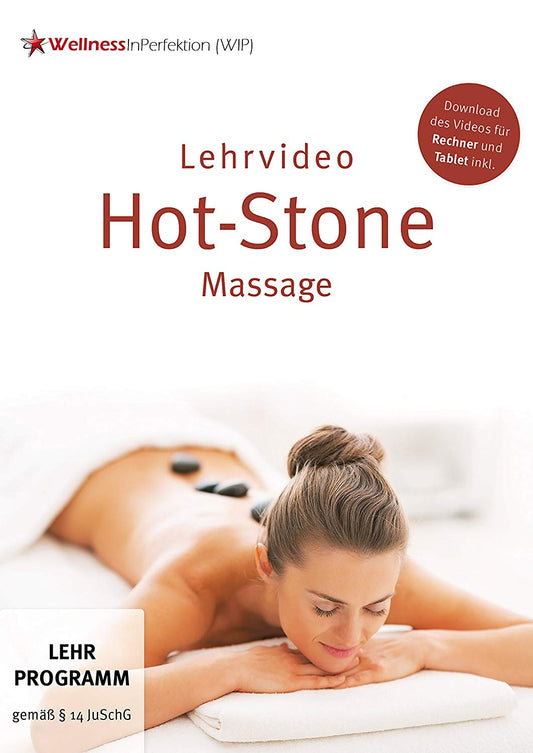 DVD Hot Stone Massage (instructional video) | For beginners and professionals