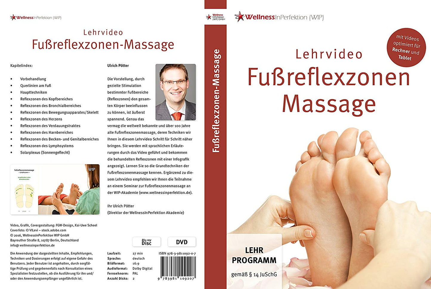 DVD-Bluray Foot Reflexology Massage (Instructional Video) | For Beginners and Professionals