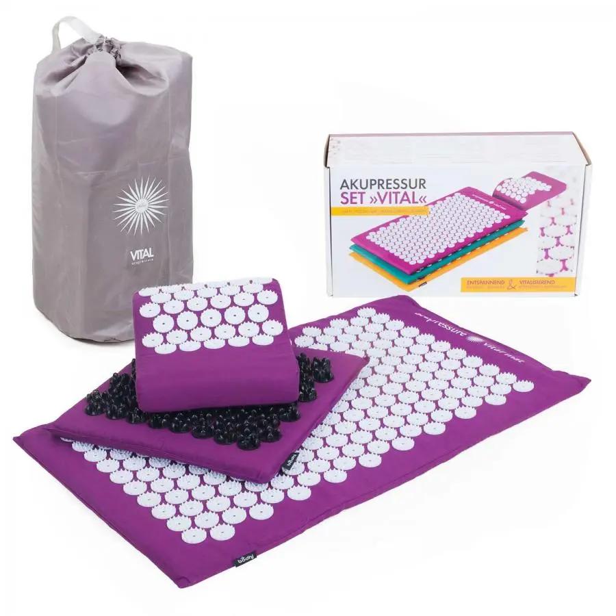 VITAL Akupressurmatte Deluxe-Set Massageliegenhaus-Massunda