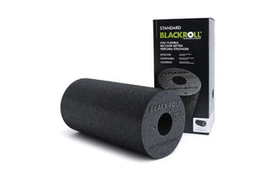 BlackRoll Standard Faszienrolle, Farbe schwarz, mit Verpackung