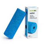 BLACKROLL_MINI Blau Rolle und Verpackung Blau