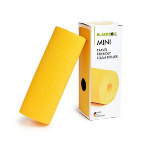 BLACKROLL_MINI Rolle und Verpackung Gelb