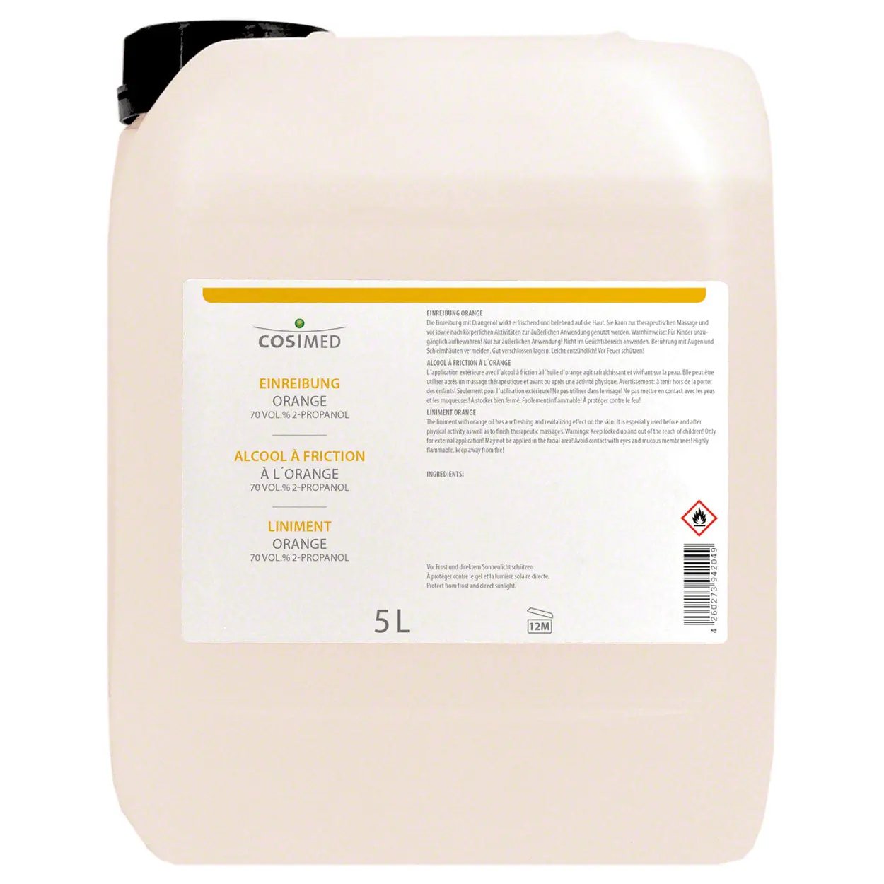 Cosimed Einreibung Ornage 5l