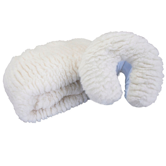 Earthlite Deluxe Fleece Pad, Sdet Ansicht, Kopfteil und Liege