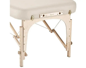 Earthlite New Spirit mobile Massageliege, Farbe Vanilla Creme, Gestell