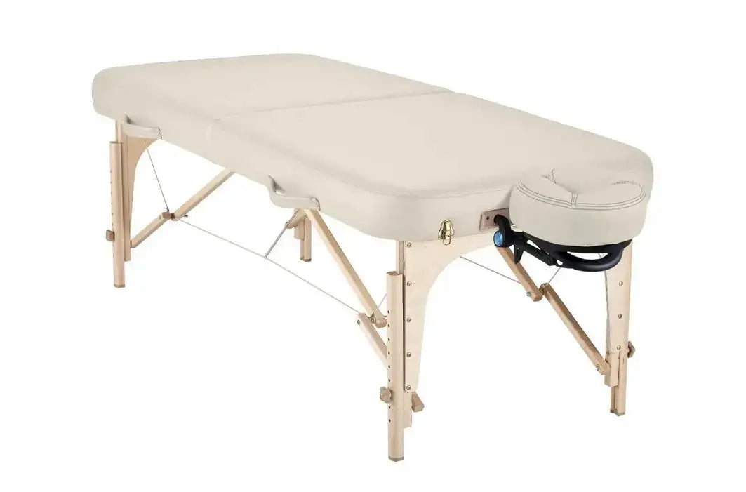 Earthlite New Spirit mobile Massageliege, Farbe Vanilla Creme, Vollansicht