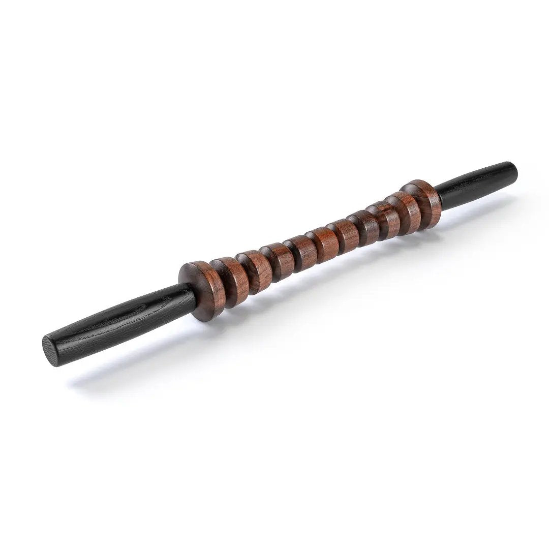 Styleholz Faszienstab Woodstick Flex, dunkel, Vollansicht