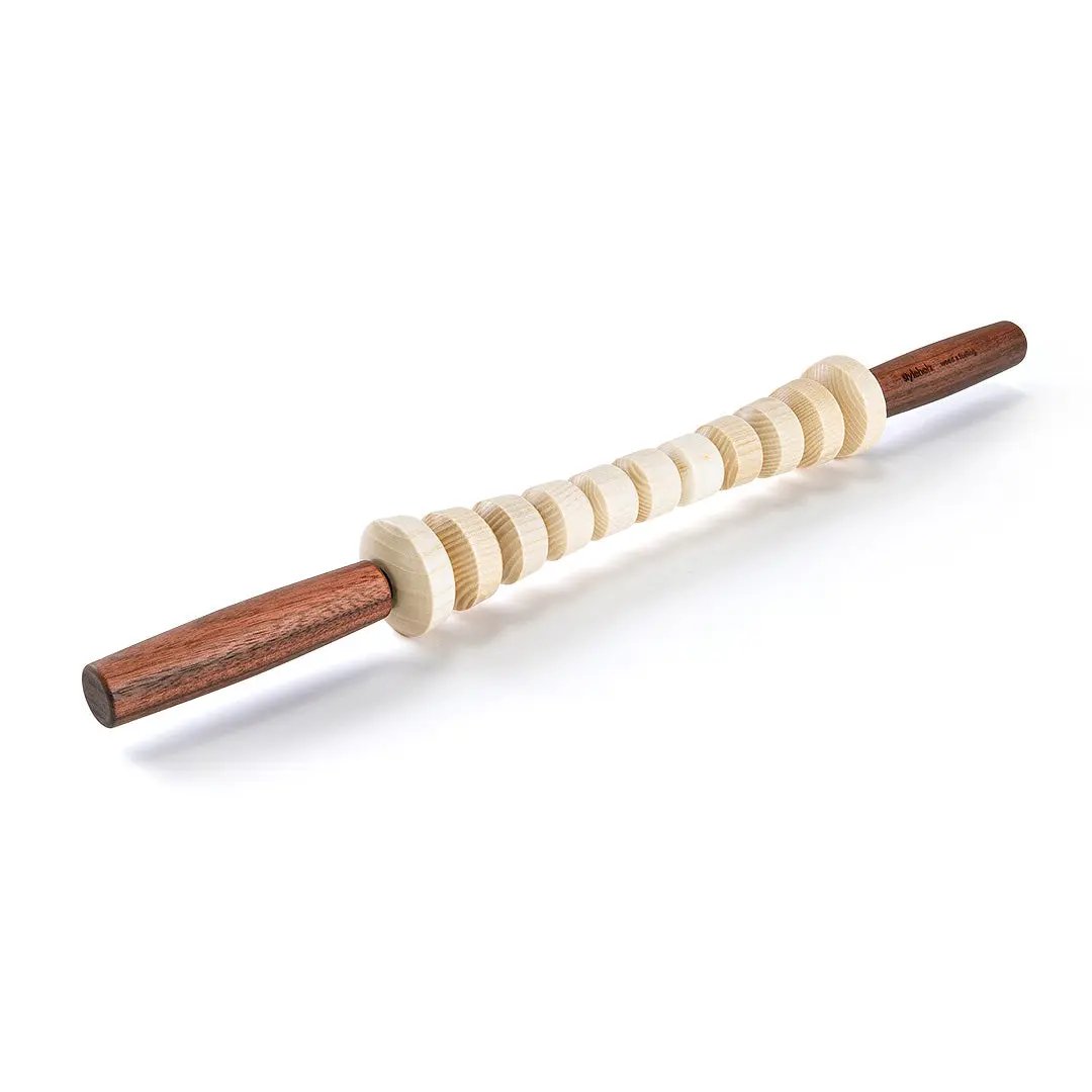 Styleholz Faszienstab Woodstick hell, Vollansicht
