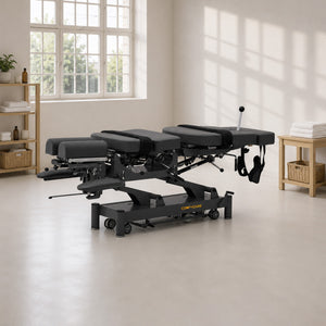 Elektrische Flexions-Distraktion Chiropraktikerliege | 6-Segmente, Ambiente