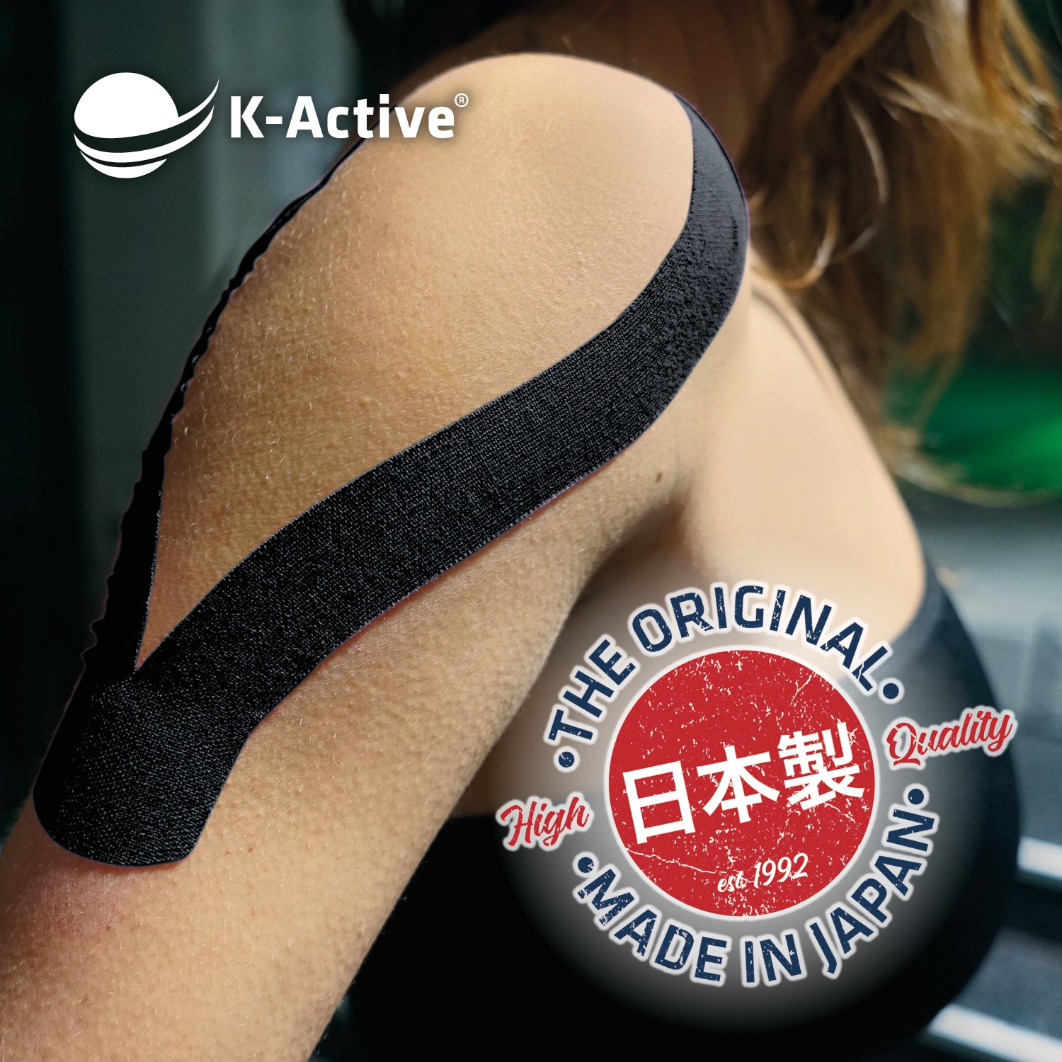 K Active Physio Tape, Anwendung Schulter