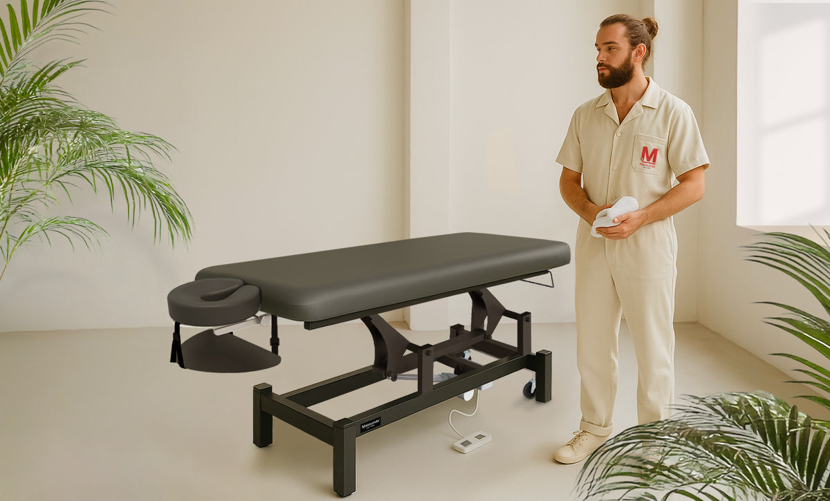 Massunda® BASIC electric massage table | 2 segments