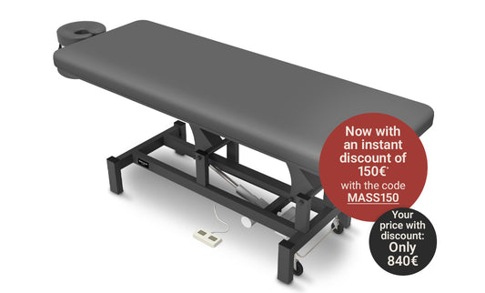 Massageliege Massunda® BASIC elektrisch | 2-Segmente