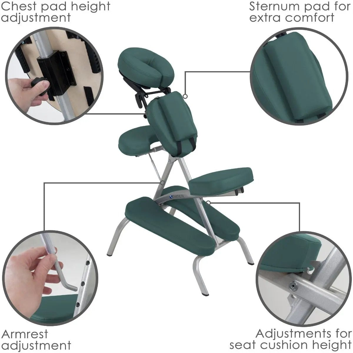Earthlite Vortex mobiler Massagestuhl, Funktionen