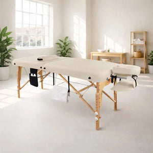 Mobile Massageliege Massunda Comfort deluxe, Ambiente, Farbe: Creme