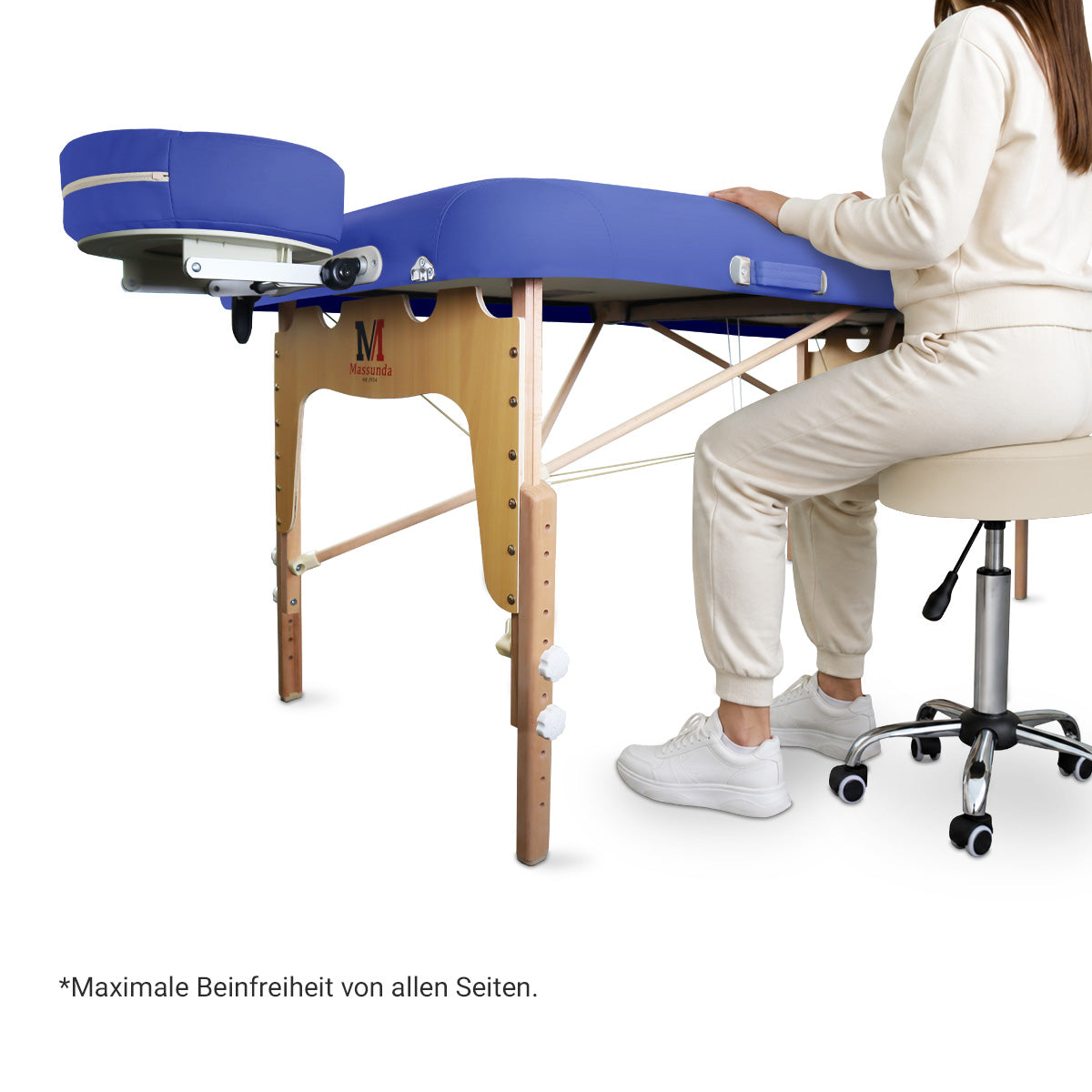 Massageliege Massunda Montana, königsblau