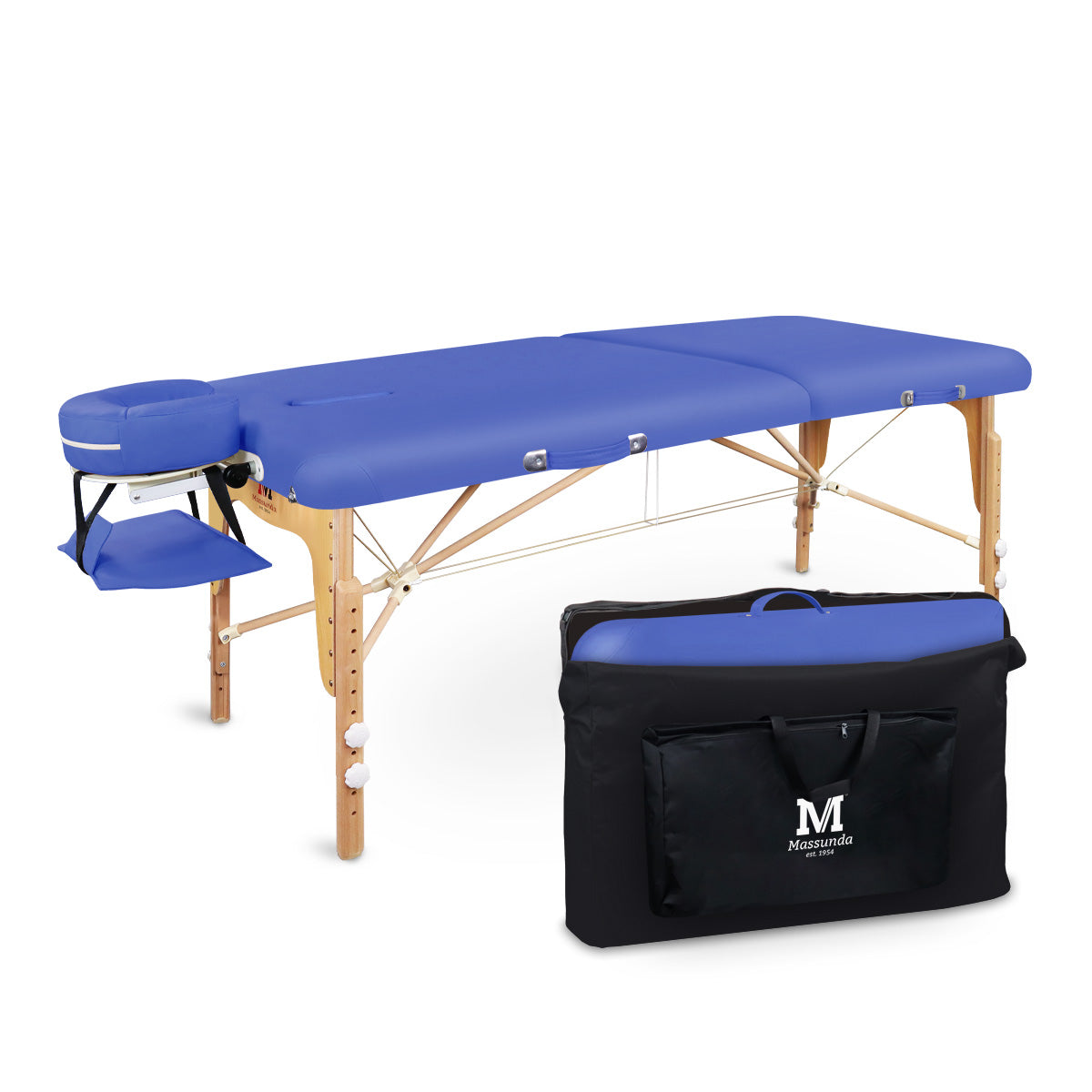Massageliege Massunda Montana, Tragetasche, königsblau