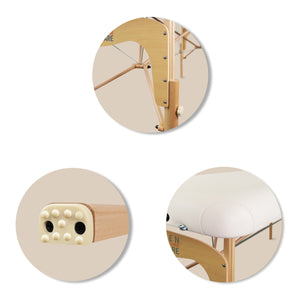 Massageliege Zen Relax, Details, creme