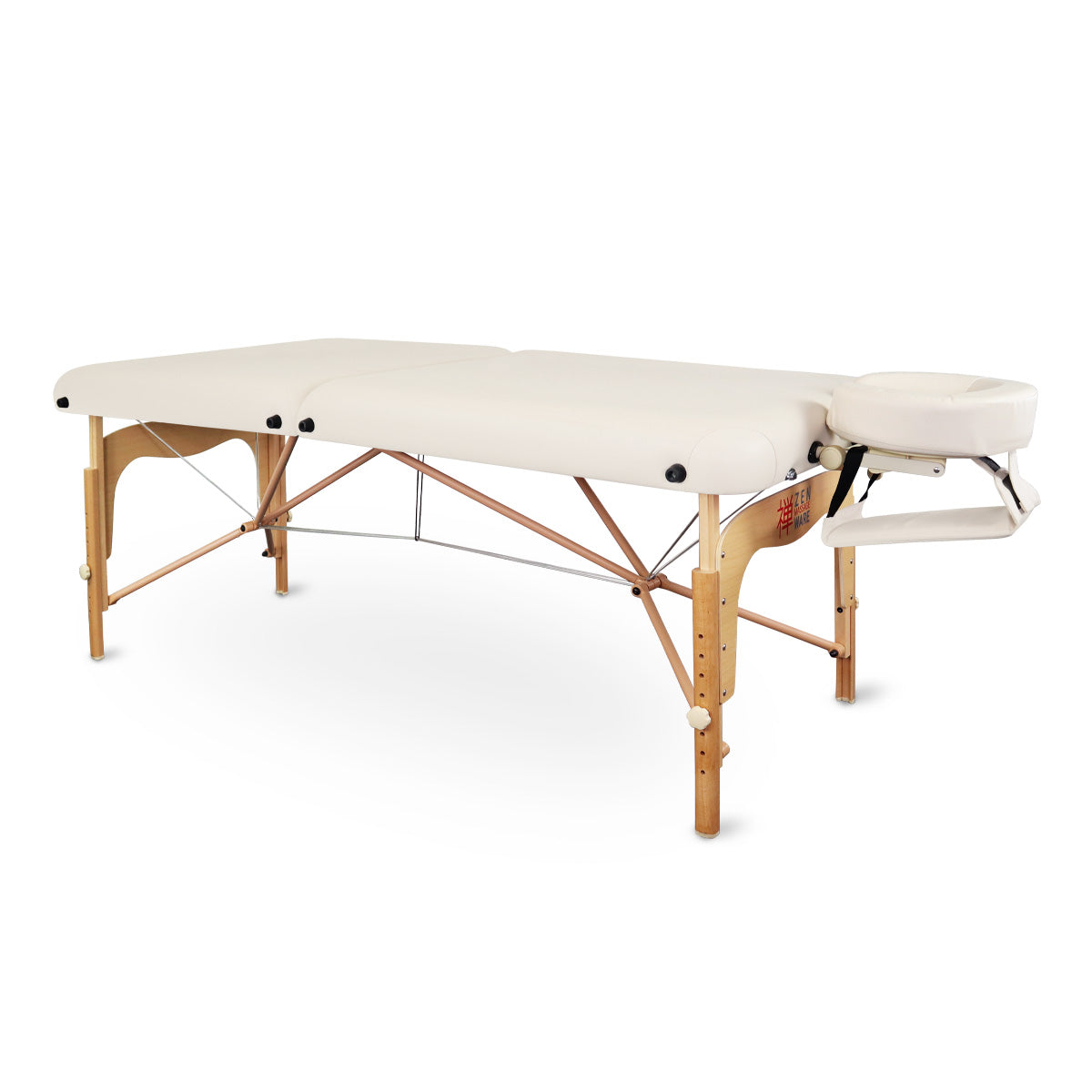 Massageliege Zen Relax, Vollansicht, creme
