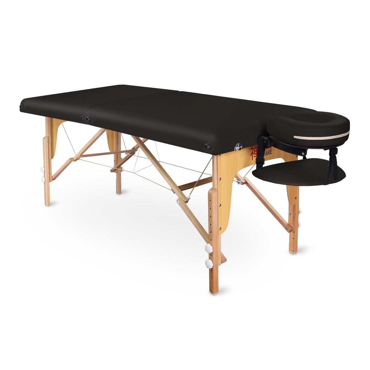 Mobile Massageliege Zen Startup, Vollansicht, Farbe: Scharz