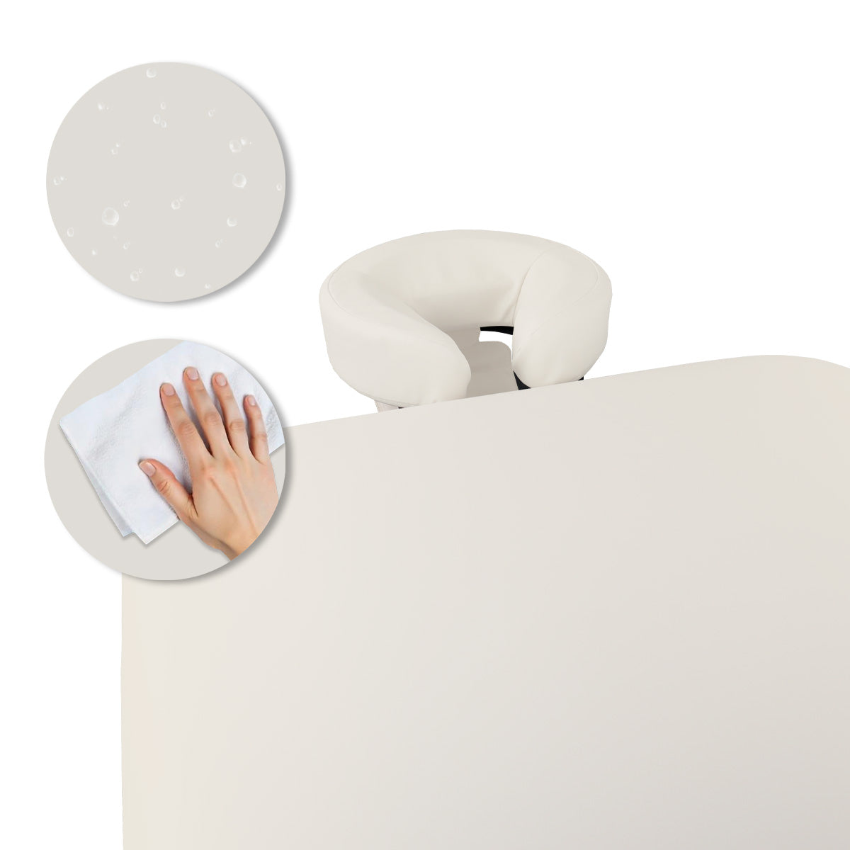 Massageliege Zen Stronglight II, Pflege, creme