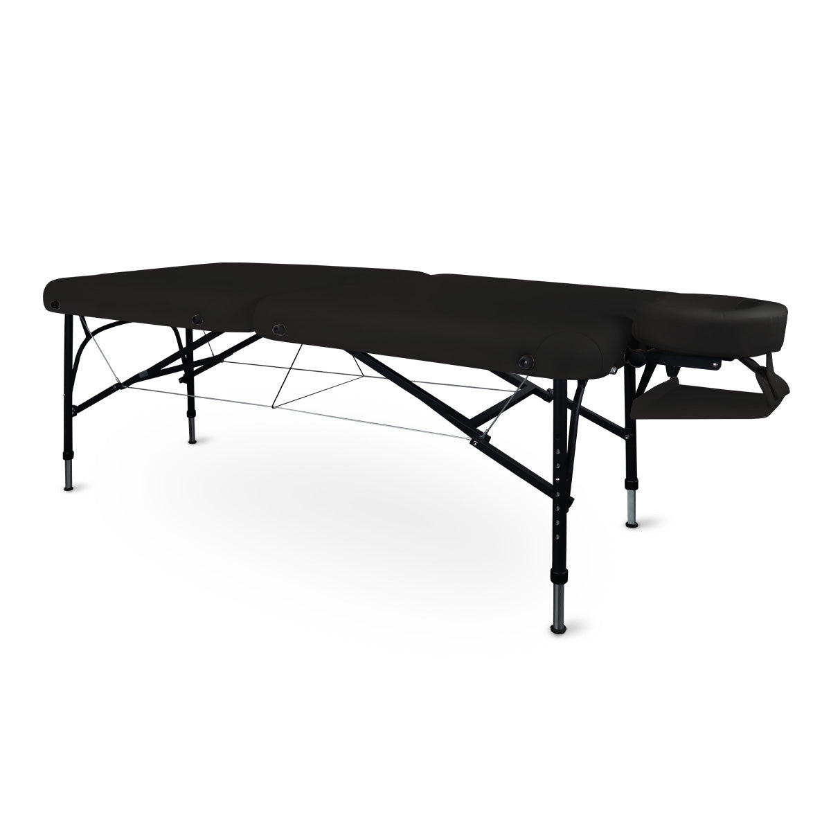 Massageliege Zen Stronglight II, Vollansicht, schwarz