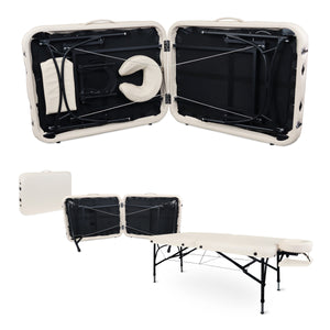 Massageliege Zen Stronglight II, Zubehör, creme