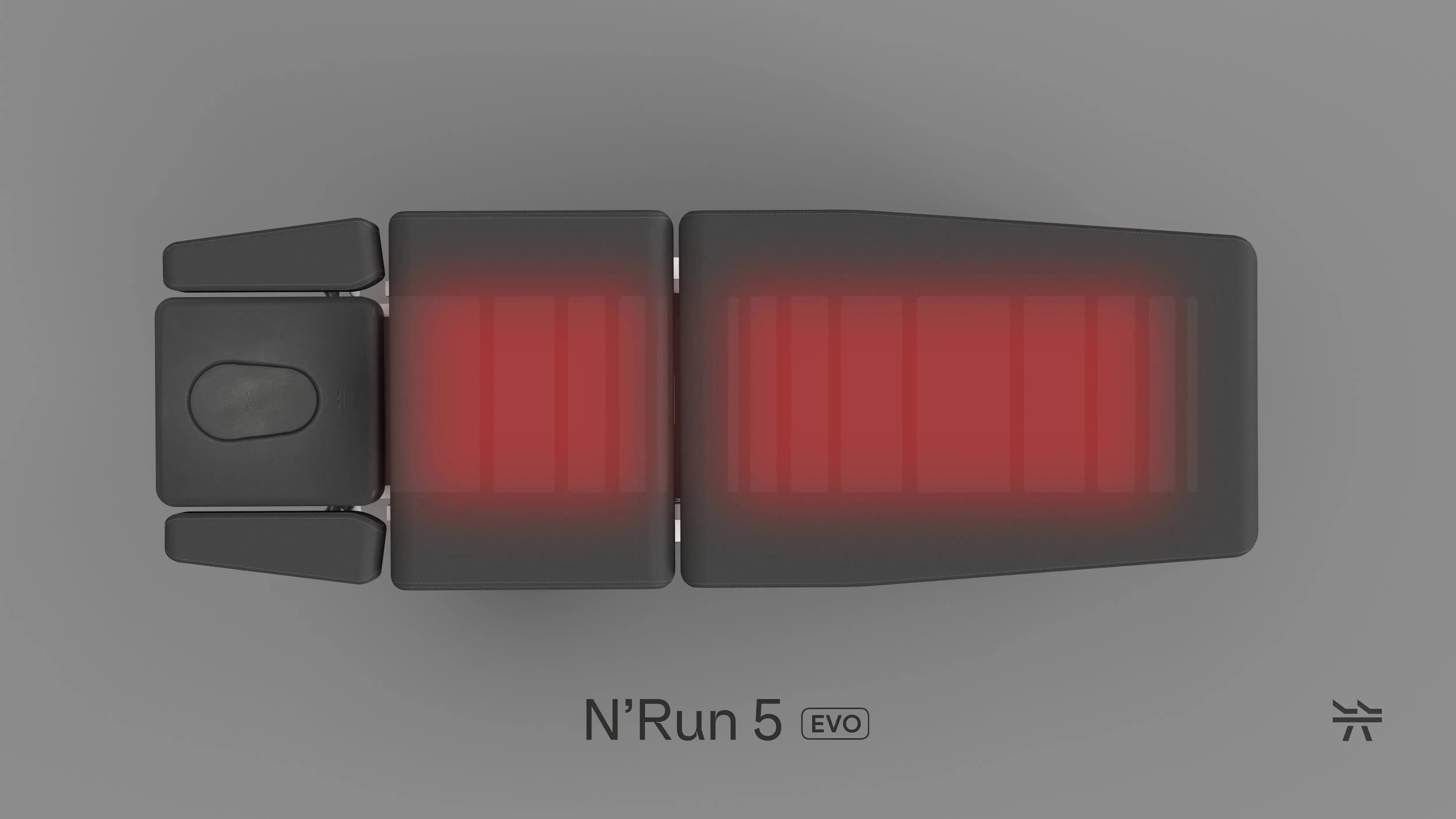 Naggura NRUN 5 Evo, elektrische Therapieliege, Heizung