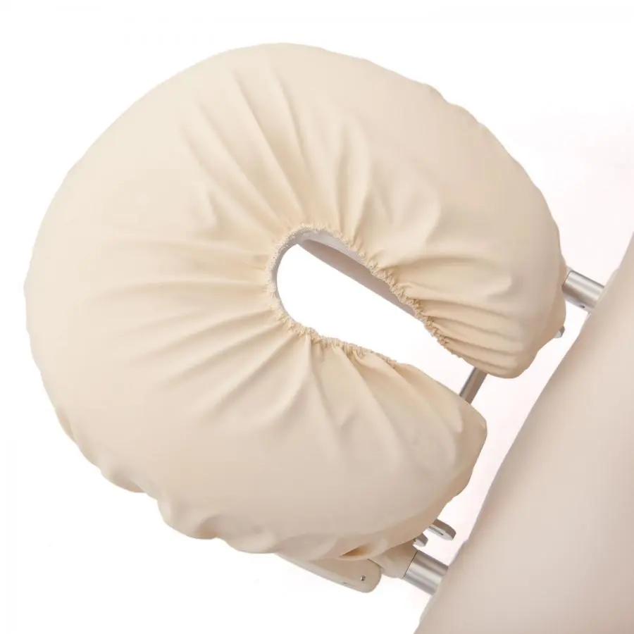 Zen Massage Ware, ölresistenter Schonbezug für Massageliegen Kopfstützen, Vollbild, Farbe Beige